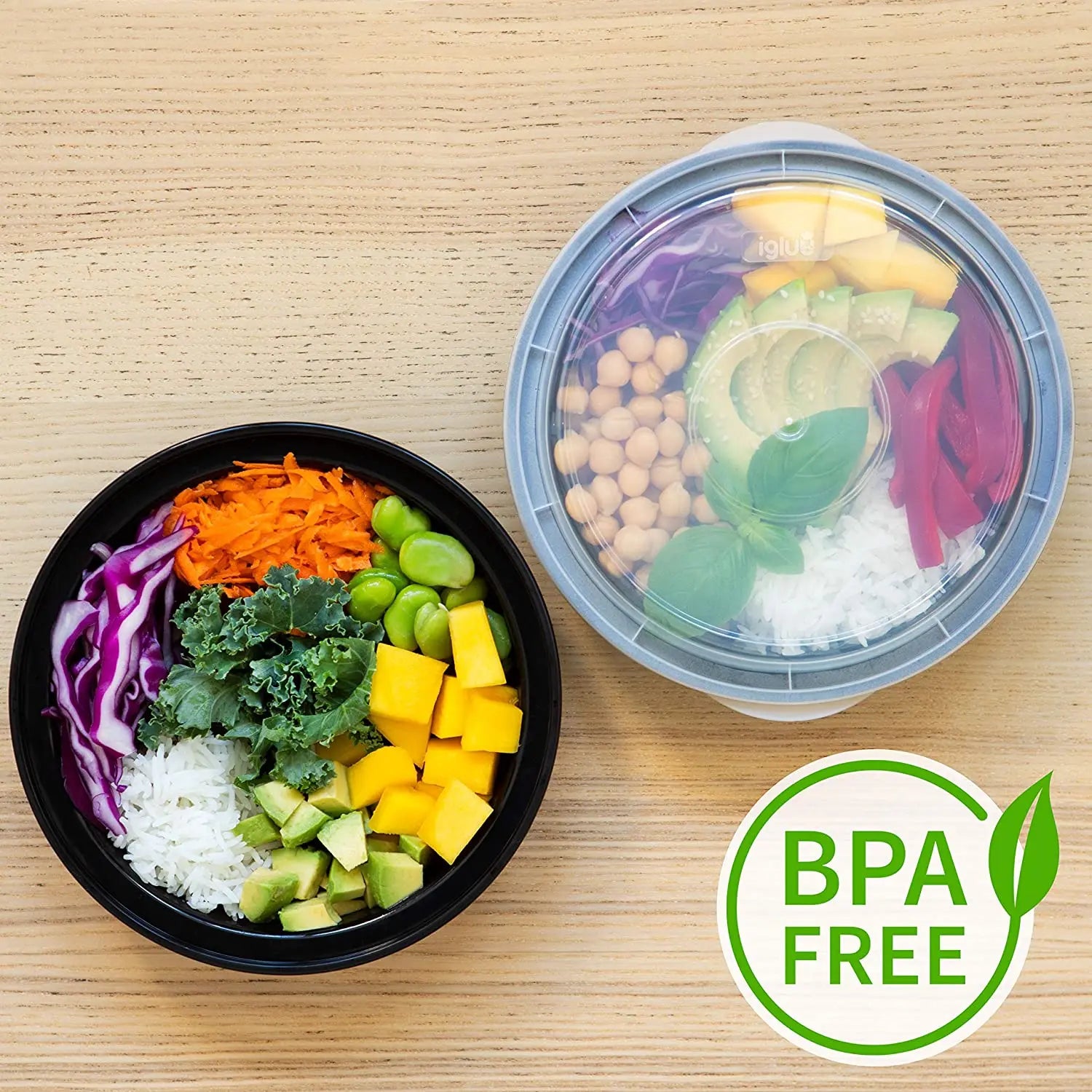 Meal Prep Containers - Reusable BPA Free Food Containers with Air tight Lids Pattan Australia
